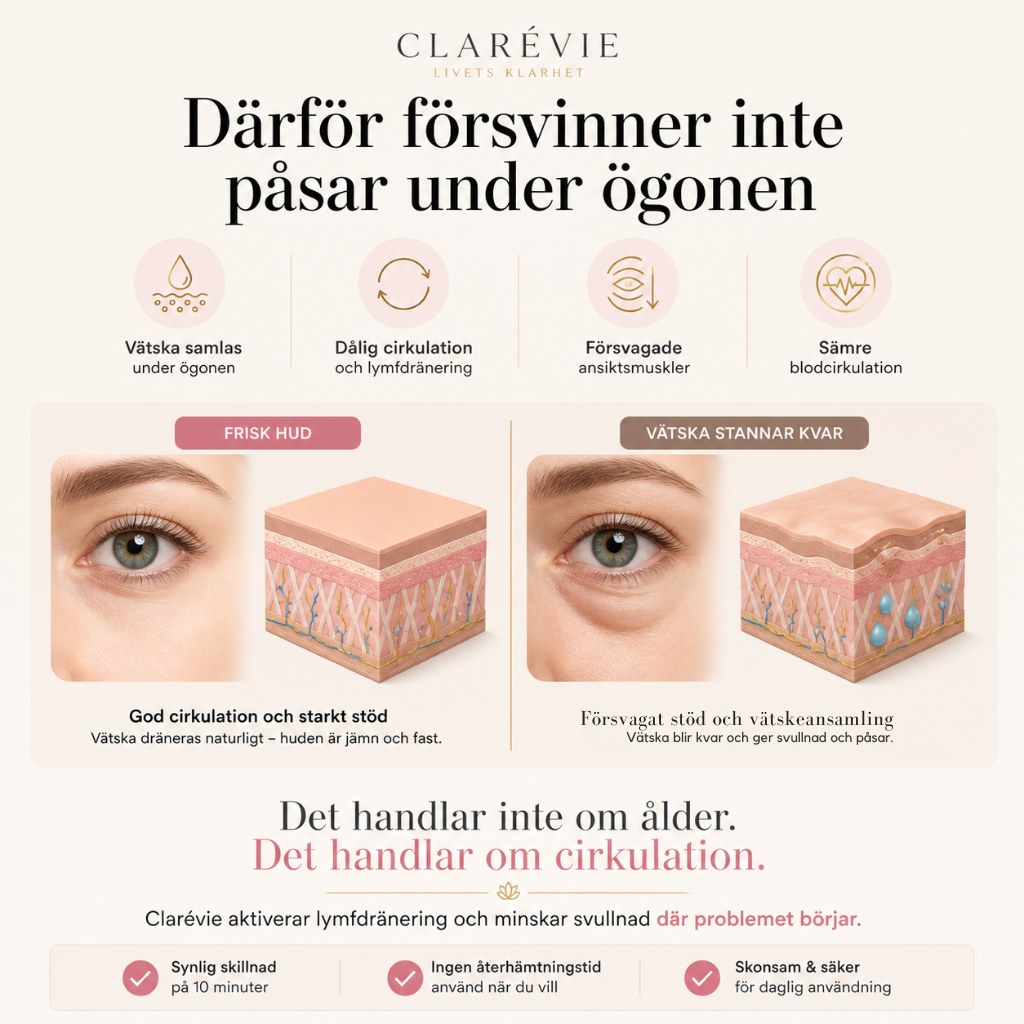 Clarévie EMS Ögonvård – Reducerar Påsar & Mörka Ringar